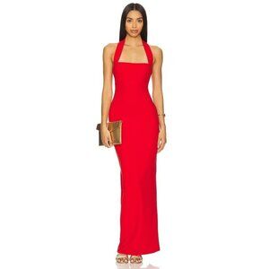 Nookie Boulevard Maxi Dress in Cherry Red